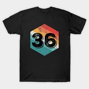 Vintage 1936 Retro Legendary, Birthday T-Shirt